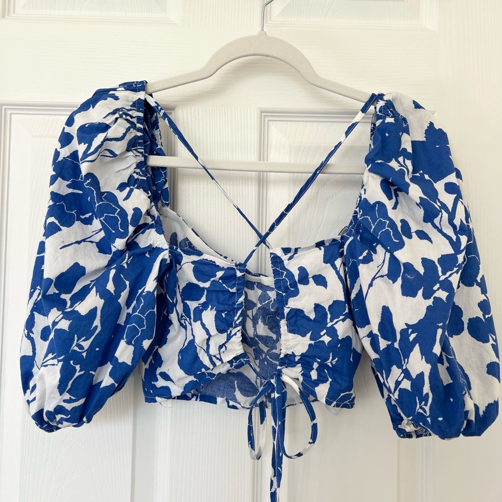 Open-back Blouse